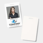 Abzeichen von Mitarbeitern des kundenspezifischen  Ausweis (Vorder- & Rückseite)