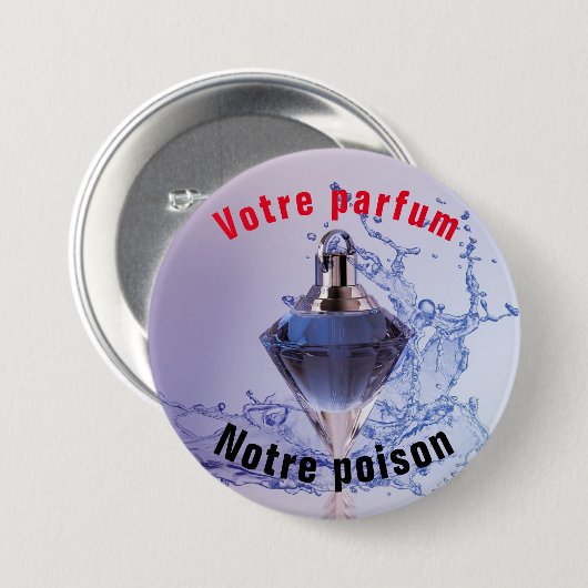 Abzeichen vor Votre parfum Notre Gift Button (Vorne & Hinten)