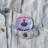 Abzeichen vor Votre parfum Notre Gift Button (Beispiel)