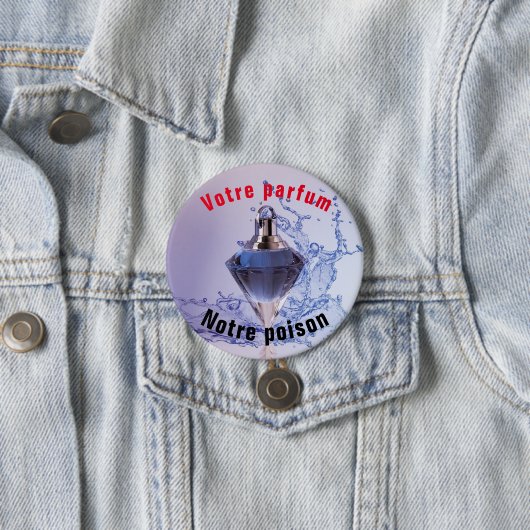 Abzeichen vor Votre parfum Notre Gift Button (Beispiel)