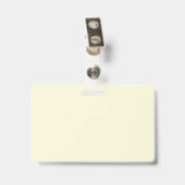 Abzeichen-VORLAGE mit Foto-ID Ausweis (Rückseite mit Clip)