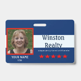 Abzeichen-VORLAGE mit Foto-ID RWB Ausweis