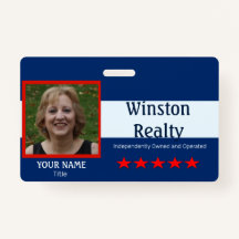 Abzeichen-VORLAGE mit Foto-ID RWB