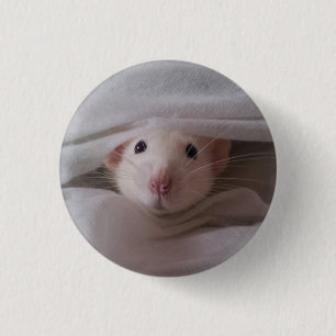 Abzeichen "Weiße Ratte" Button