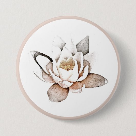 ABZEICHEN: WHITE LOTUS BUTTON (Vorderseite)