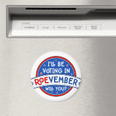 ABZEICHEN zur Abstimmung im November Magnet (In Situ (Geschirrspüler))