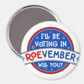 ABZEICHEN zur Abstimmung im November Magnet (Vorderseite/Rückseite)