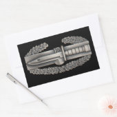 Abzeichen zur Bekämpfung Rechteckiger Aufkleber (Umschlag)