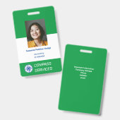 Abzeichen zur benutzerdefinierten Mitarbeiterident Ausweis (Vorder- & Rückseite)