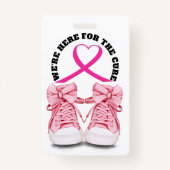 Abzeichen zur Sensibilisierung für Krebs - Siehe R Ausweis (Vorderseite)