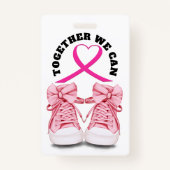 Abzeichen zur Sensibilisierung für Krebs - Siehe R Ausweis (Vorderseite)