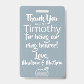 Abzeichen zur Sicherheit von Trägerraketen Ausweis (Back)