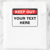 Abzeichnen, Vorlage, Landschaftsversion behalten Rechteckiger Aufkleber (Tasche)