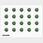 Abziehbare grüne GREEN ROSES Sticker Druck (Blatt)