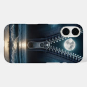 Abziehen des Mondlichts Case-Mate iPhone Hülle (Rückseite (Horizontal))