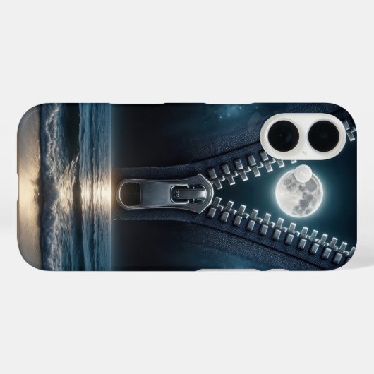 Abziehen des Mondlichts Case-Mate iPhone Hülle (Rückseite (Horizontal))