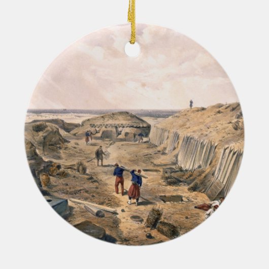 Abzugsgraben der Bastion du Mat, Platte von 'Seat Keramikornament (Hinten)