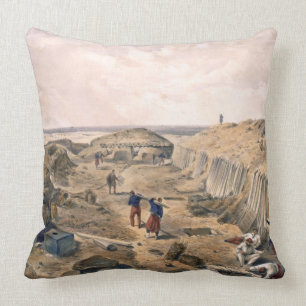 Abzugsgraben der Bastion du Mat, Platte von 'Seat Kissen