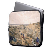 Abzugsgraben der Bastion du Mat, Platte von 'Seat Laptopschutzhülle (Vorderseite Links)