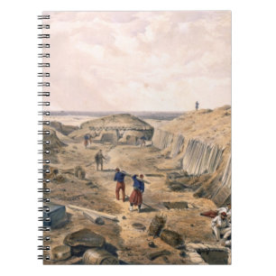 Abzugsgraben der Bastion du Mat, Platte von 'Seat Notizblock