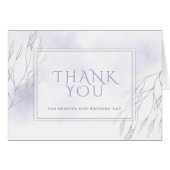 Abzweigung Pale Lilac Watercolor und Gray Willow (Vorderseite (Horizontal))