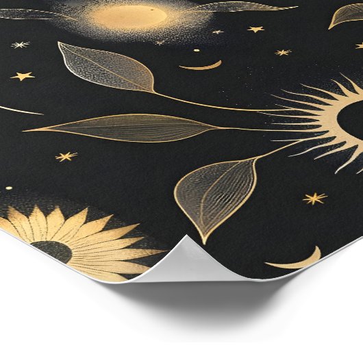 Abzweigung Solar Eclipse Poster (Ecke)