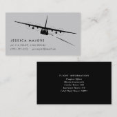 AC-130 Pilot- und Crew-Visitenkarte Visitenkarte (Vorne/Hinten)