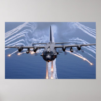 AC-130 Raumschiff Poster