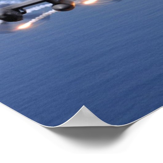 AC-130 Raumschiff Poster (Ecke)