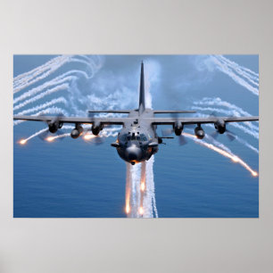 AC-130H Erscheinung Poster