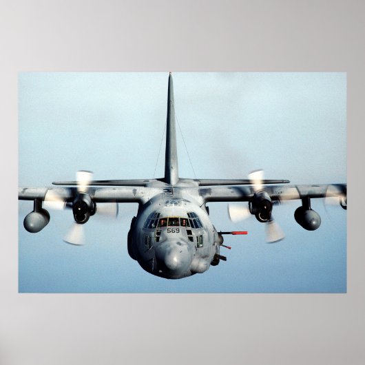 AC-130H-Raumflugzeug Poster (Vorne)
