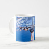 AC-130H SPECTER Fackeln! Kaffeetasse (Vorderseite Links)