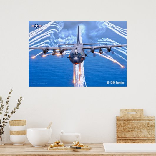 AC-130H-SPEKTER POSTER (Küche)