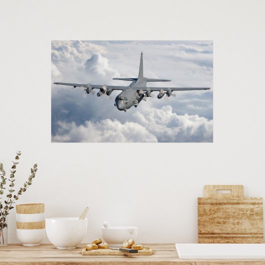 AC-130U Schiffsflugzeuge Poster (Küche)
