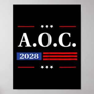 AC 2028 A.o.c. 2028 für die Präsidentin Amerikanis Poster