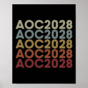 AC 2028 A.o.c. 2028 für die Präsidentschaftswahl 2 Poster