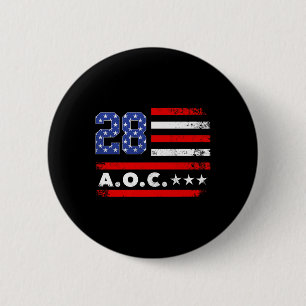 AC 2028 A.o.c. 2028 für "President American Flag P Button
