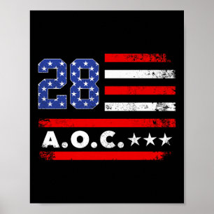 AC 2028 A.o.c. 2028 für "President American Flag P Poster