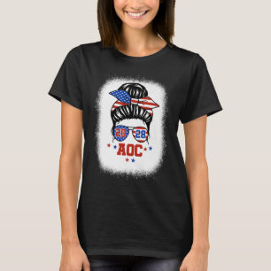 AC 2028 a.o.c. 2028 für President Messy Bun Girl T-Shirt