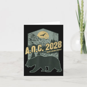 AC 2028 für Präsident Resist Bear Alexandria Ocas Karte