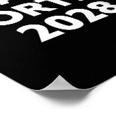 AC 2028 - Ocasio Cortez 2028 Poster (Ecke)