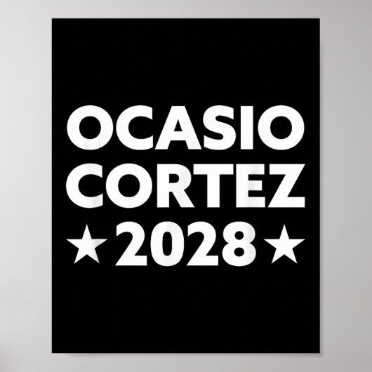 AC 2028 - Ocasio Cortez 2028 Poster (Vorne)