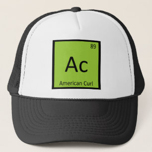 Ac - American Curl Chemie Periodensystem Truckerkappe