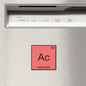 Ac - Antichrist Chemistry Element Symbol Devil T-S Magnet (In Situ (Geschirrspüler))