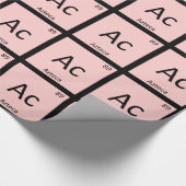 Ac - Azteca - Spanisches Chemieelement für Pferde Geschenkpapier (Ecke)