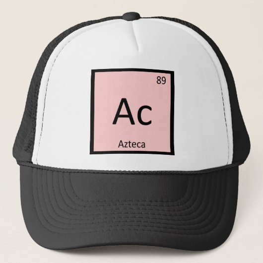 Ac - Azteca - Spanisches Chemieelement für Pferde Truckerkappe (Vorderseite)