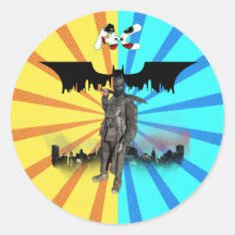 AC BAT-MAN-Aufkleber