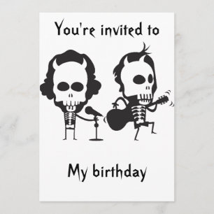 AC/DC Geburtstag Einladung