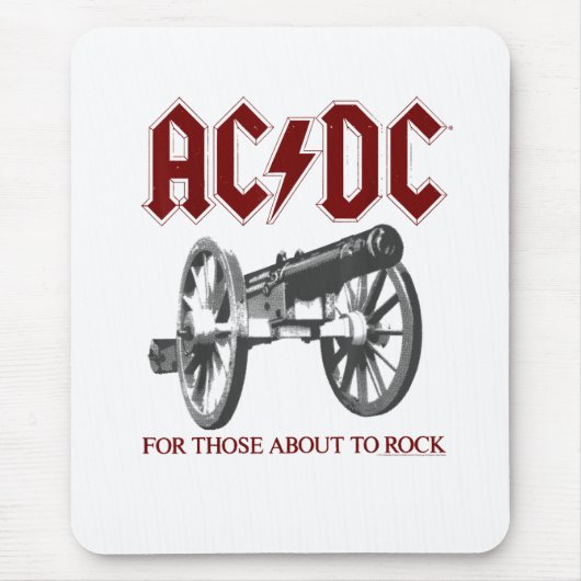 AC_DC - Kanonen Mousepad (Vorne)