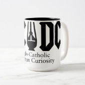 AC/DC mit Koffein Zweifarbige Tasse (VorderseiteRechts)